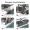 High Elasticity Silicone Kitchen Sink Splash Guard And Water Partition Barrier 6