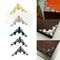 High Stability Decorative Metal Corner Protectors And 50 Piece Hollow Triangle Edge Guard Set 0