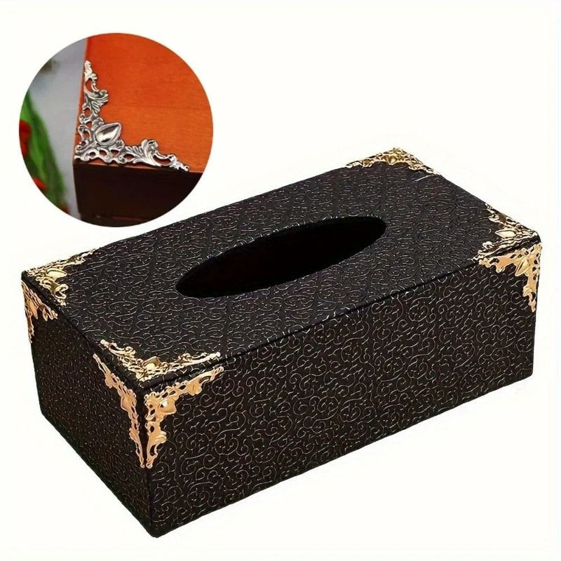 High Stability Decorative Metal Corner Protectors And 50 Piece Hollow Triangle Edge Guard Set 4