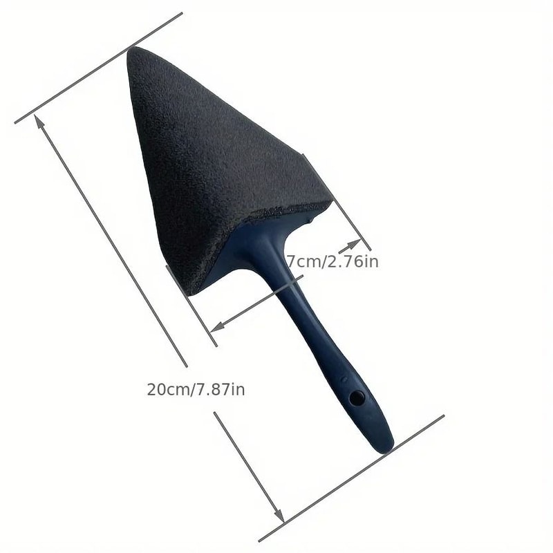 High Precision Triangle Paint Brush And Industrial Grade Corner And Gap Finishing Tool 1