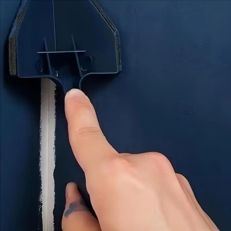 High Precision Triangle Paint Brush And Industrial Grade Corner And Gap Finishing Tool 4