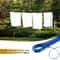 High Tensile Steel Core Clothing Drying Rope And 20 Meter Weatherproof PVC Garden Washing Line 5