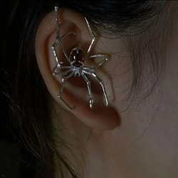 gothic dark spider crawl pendants and edgy punk aesthetic jewelry hardware