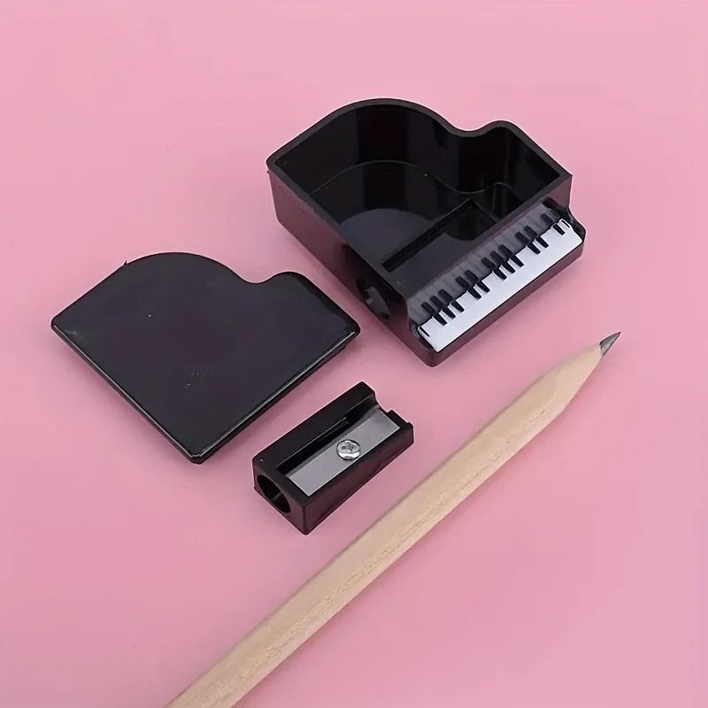 Piano Shaped Pencil Sharpener And Creative Music Stationery Hardware 1