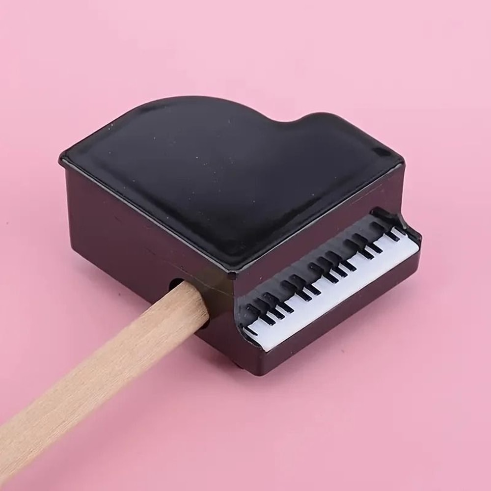 Piano Shaped Pencil Sharpener And Creative Music Stationery Hardware 3