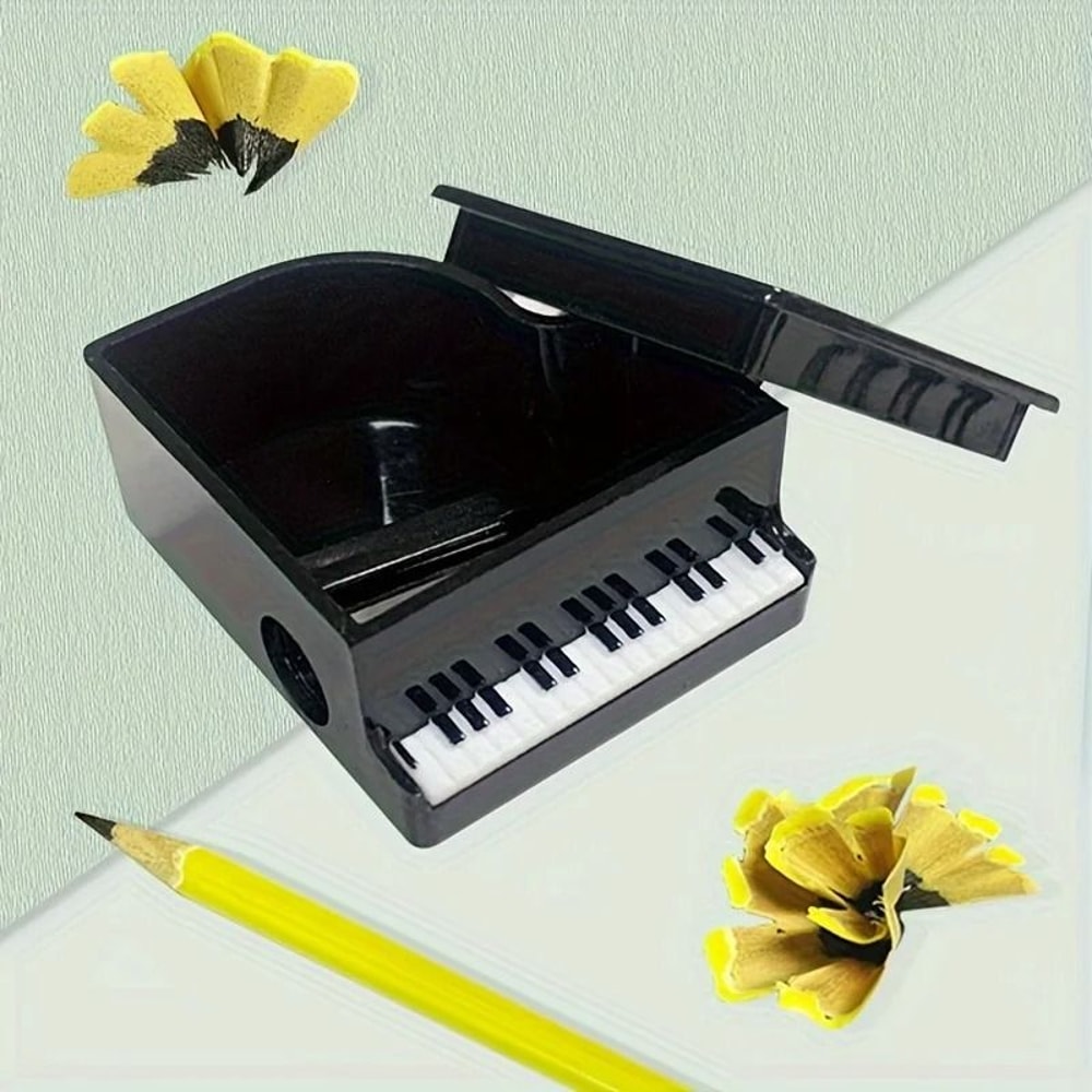Piano Shaped Pencil Sharpener And Creative Music Stationery Hardware 5