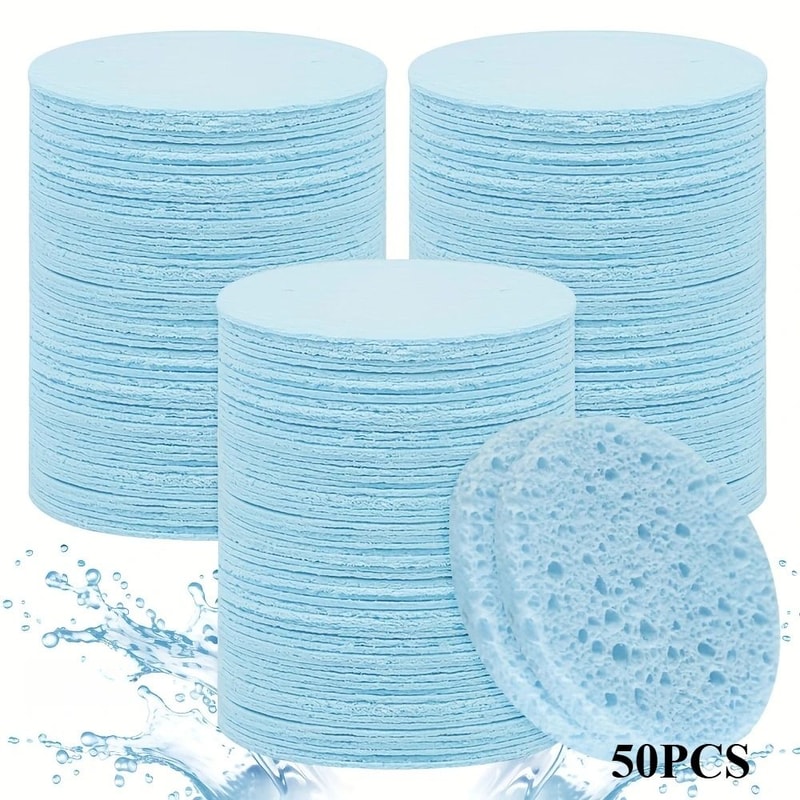 50 Piece Compressed Facial Sponge And Industrial Grade Cosmetic Hydrotherapy System 9