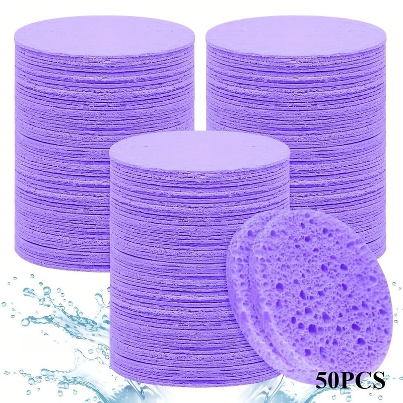 50 Piece Compressed Facial Sponge And Industrial Grade Cosmetic Hydrotherapy System 10