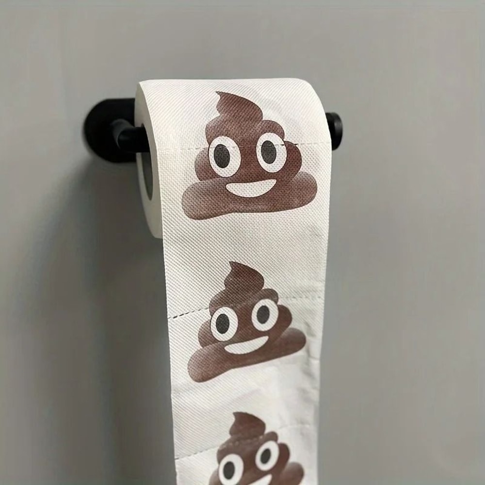 Fun Patterned Toilet Paper Roll And Industrial Grade 3 Layer Specialized Hygiene Hardware 5