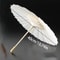 White Paper Umbrella And Handmade Traditional Chinese Bridal Sunshade Hardware 3