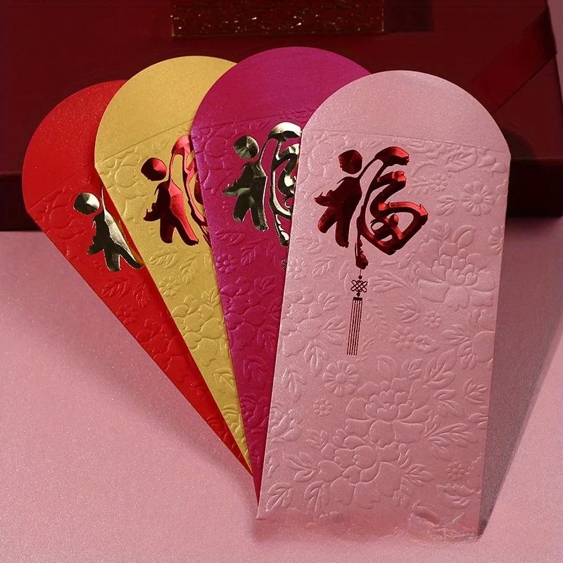 40 Piece Lucky Red Envelopes And Precision Gold Foil Lunar Celebration Hardwar 1