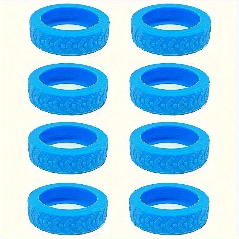 High Stability 8Piece Silicone Luggage Wheel Covers And Industrial Grade Noise Reduction Hardware 3