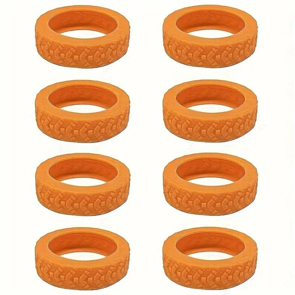 High Stability 8Piece Silicone Luggage Wheel Covers And Industrial Grade Noise Reduction Hardware 5