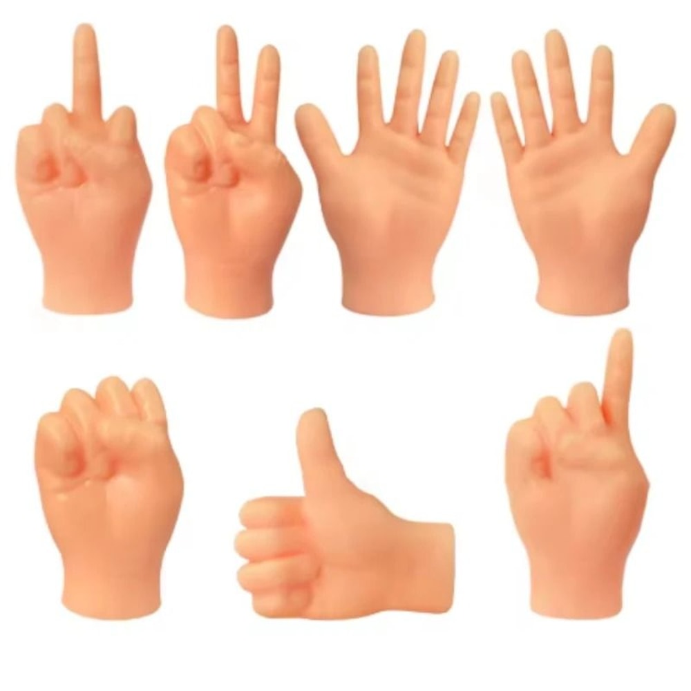 Small Hands Finger Puppet Set And Precision Miniature Rubber Performance Hardware 7