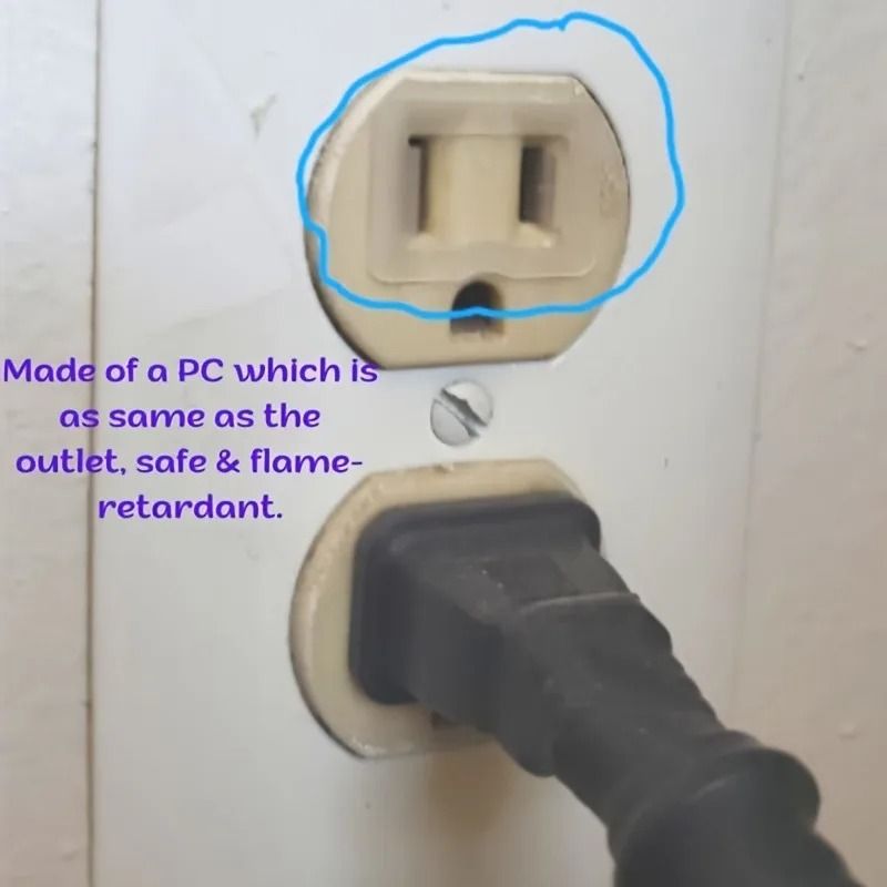 12Piece Socket Stabilizer And Industrial Grade FlameRetardant PC Power Security Interface 4