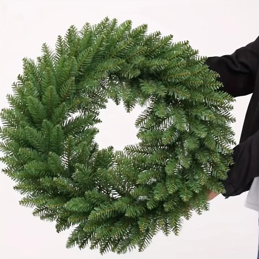 Everlasting Evergreen Pine Holiday Wreath 1