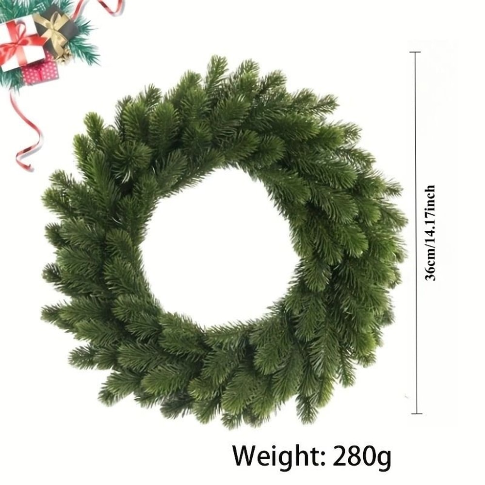 Everlasting Evergreen Pine Holiday Wreath 2