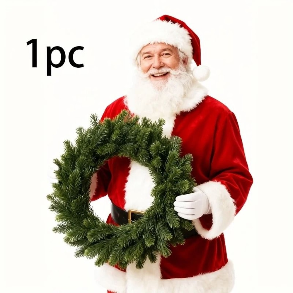 Everlasting Evergreen Pine Holiday Wreath 5