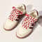 Fashionable Red Heart Flat Shoelaces For Sneakers 2
