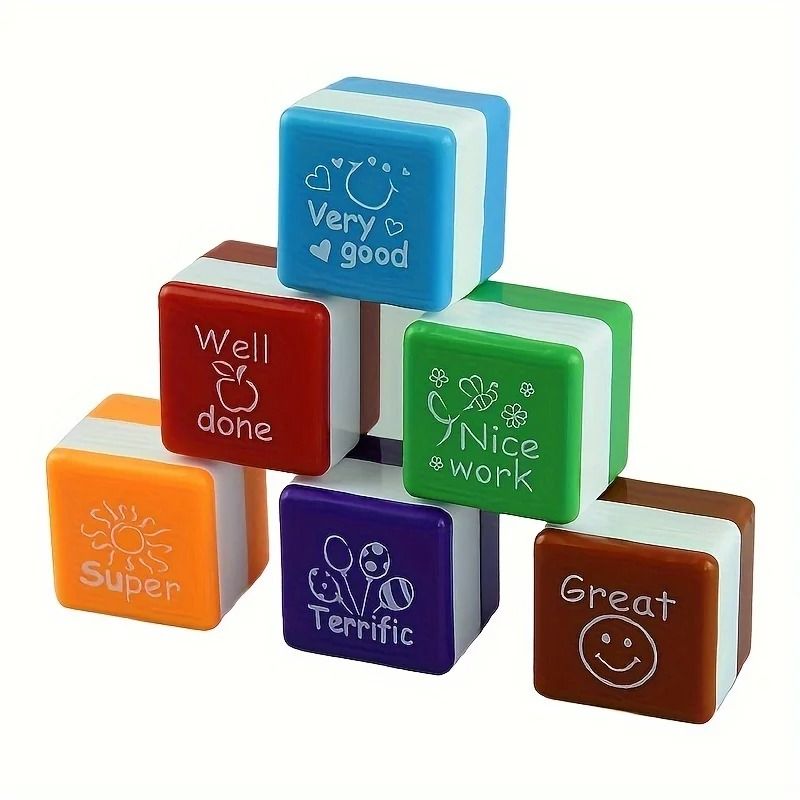 Teacher Praise And Encouragement Stamp Set 6 Piece 4