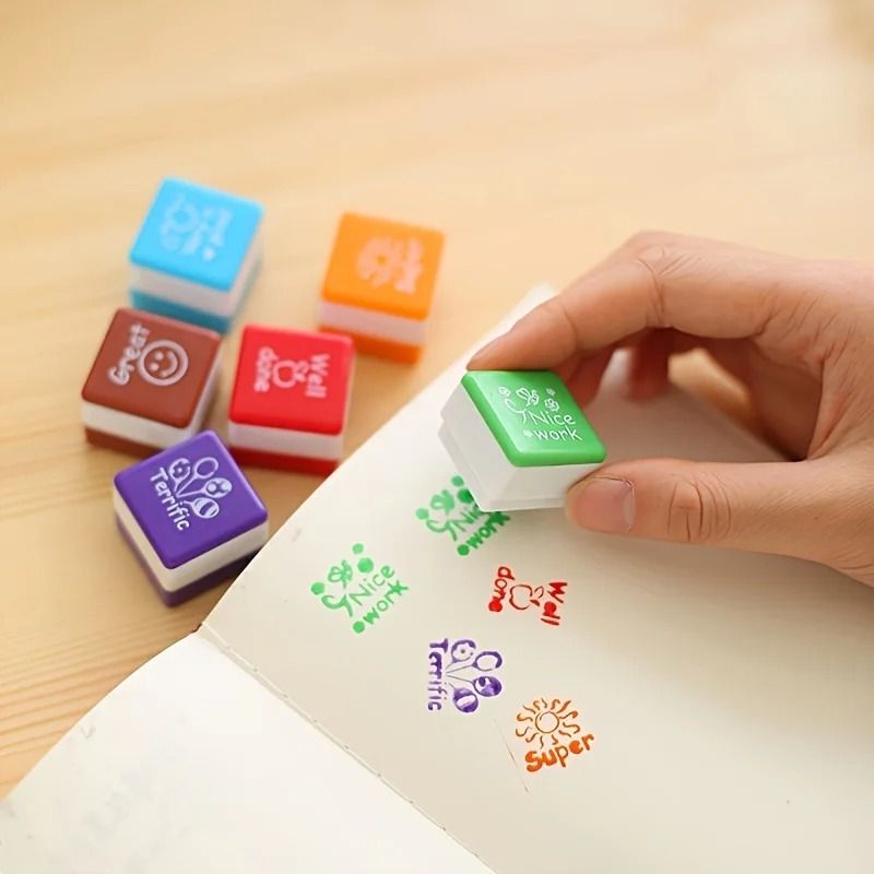 Teacher Praise And Encouragement Stamp Set 6 Piece 5