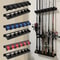 Vertical Wall Mounted Fishing Rod Rack And Organizer 0