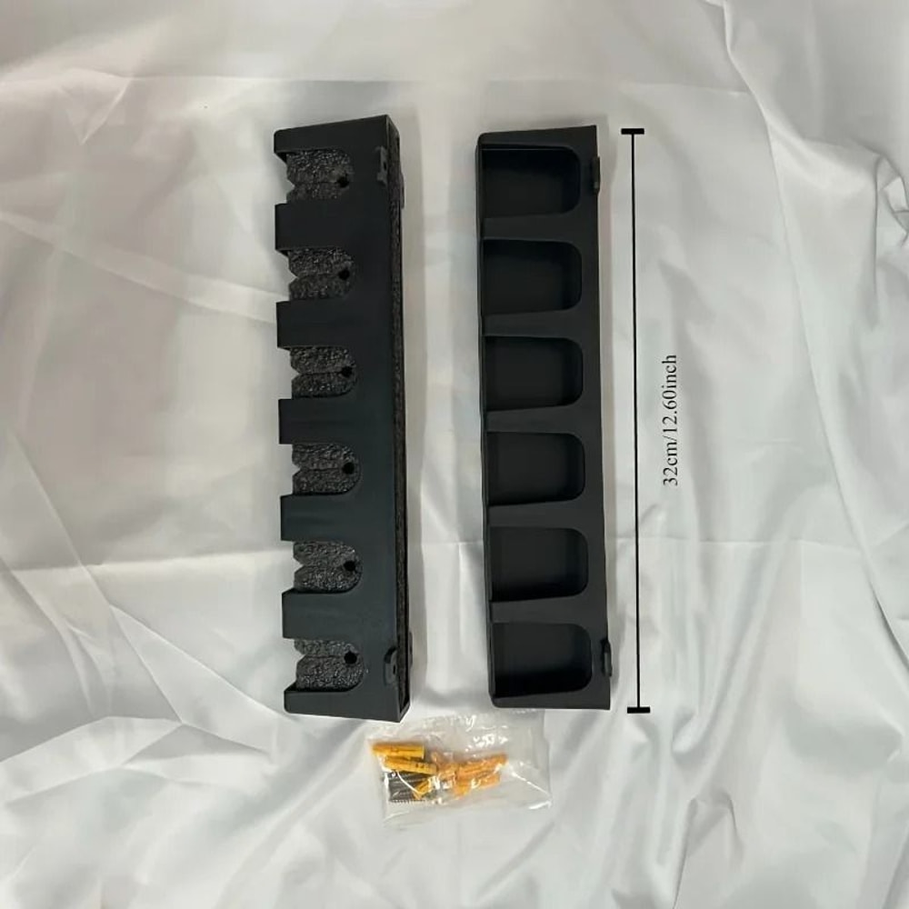 Vertical Wall Mounted Fishing Rod Rack And Organizer 2