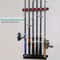 Vertical Wall Mounted Fishing Rod Rack And Organizer 4
