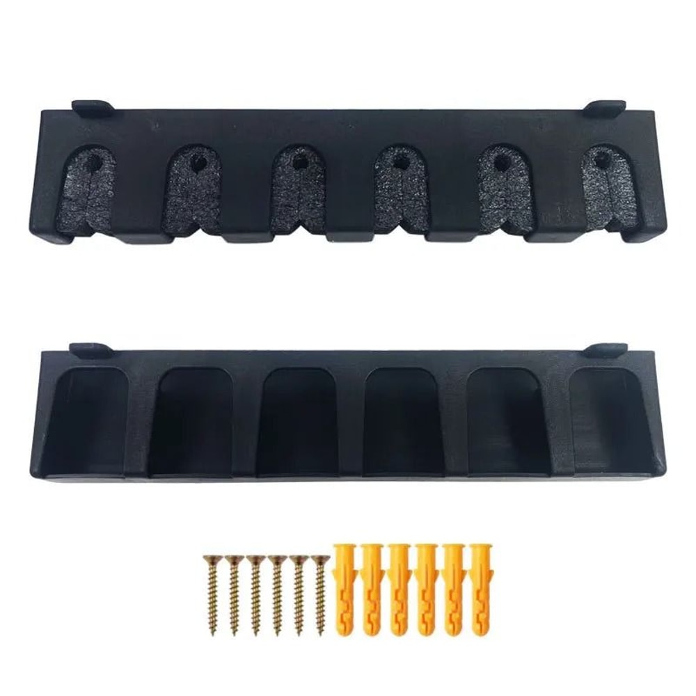 Vertical Wall Mounted Fishing Rod Rack And Organizer 6