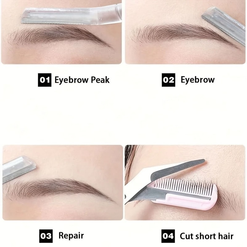 Precision Safety Eyebrow Trimmer And Razor Set 4 Piece 5