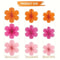 Vibrant Floral Paper Flower Hanging Decorations 2