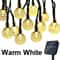 Solar String Lights Outdoor Crystal Fairy Light Set 8