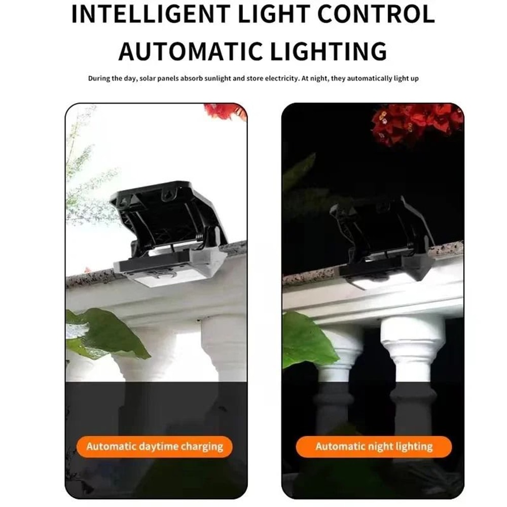 Solar Security Light Outdoor Motion Sensor ClipOn Lamp 4