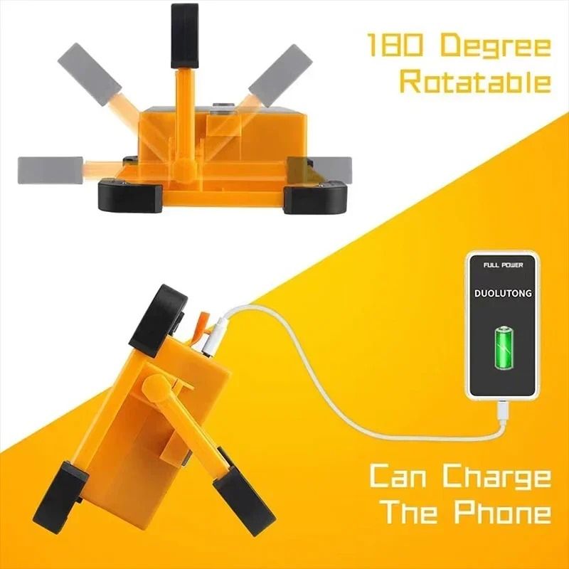 Solar Portable Camping Flood Light With Integrated Stand 7