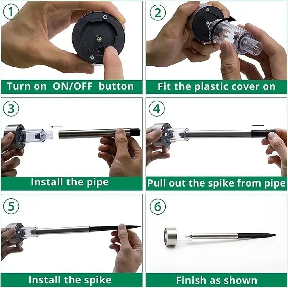 Solar Outdoor Lights Waterproof Landscape Lighting 10Pack 4