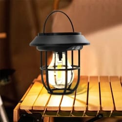 3in1 outdoor solar camping and landscape lamp