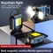 Portable Mini LED Torch And COB Keychain Work Light 5