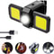 Portable Mini LED Torch And COB Keychain Work Light 7