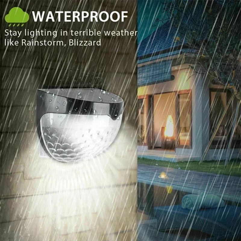 LED Solar Outdoor Wall And Fence Lamp 2