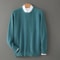 Mens Pure Mink Cashmere Sweater O Neck Knit Pullover For Autumn And Winter 0