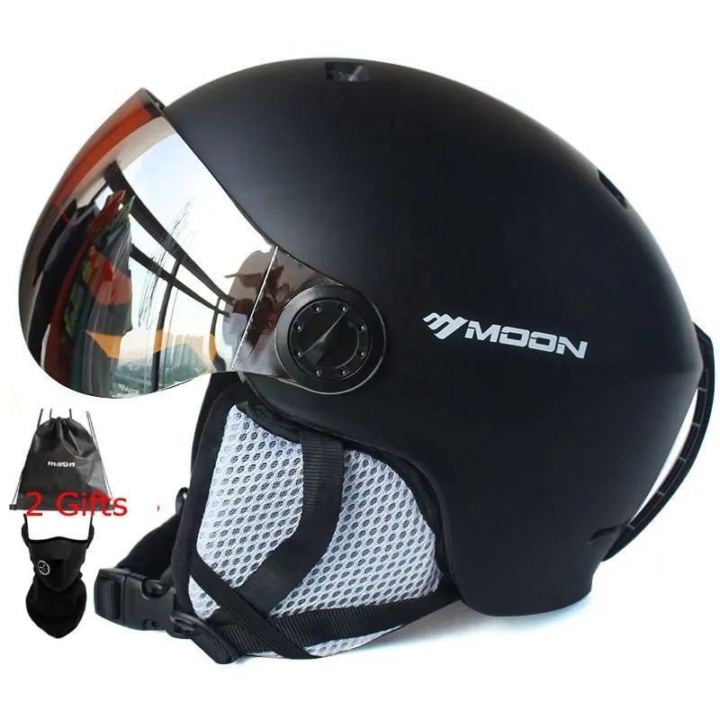 Integrally Molded PC EPS Goggles Ski Helmet 8