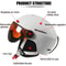 Integrally Molded PC EPS Goggles Ski Helmet 2