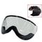 Integrally Molded PC EPS Skiing Helmet With BuiltIn Goggles 12