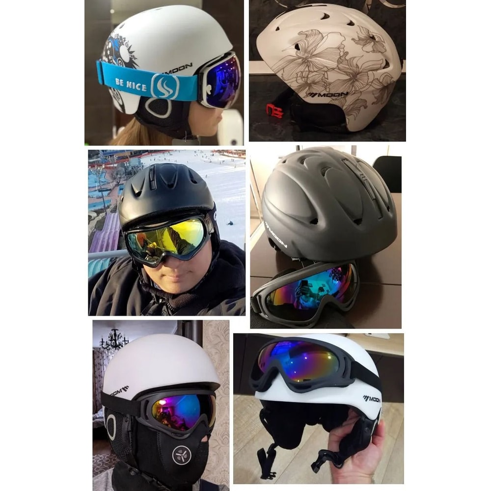 Integrally Molded Snow Safety Ski And Snowboard Helmet 1