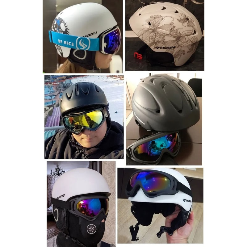 Integrally Molded Snow Safety Ski And Snowboard Helmet 1