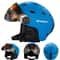 Integrally Molded PC EPS High Quality Ski Helmet With Goggles 4