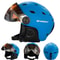 Integrally Molded PC EPS High Quality Ski Helmet With Goggles 4