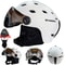 Integrally Molded PC EPS High Quality Ski Helmet With Goggles 0