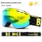 UV400 Anti Fog Double Layers Ski Goggles With Big Lens 8