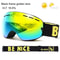 UV400 Anti Fog Double Layers Ski Goggles With Big Lens 8